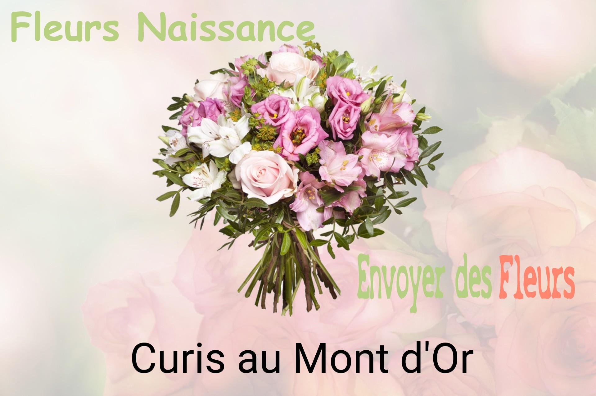 Bouquet de fleurs de naissance livré à Curis-au-Mont-d'Or